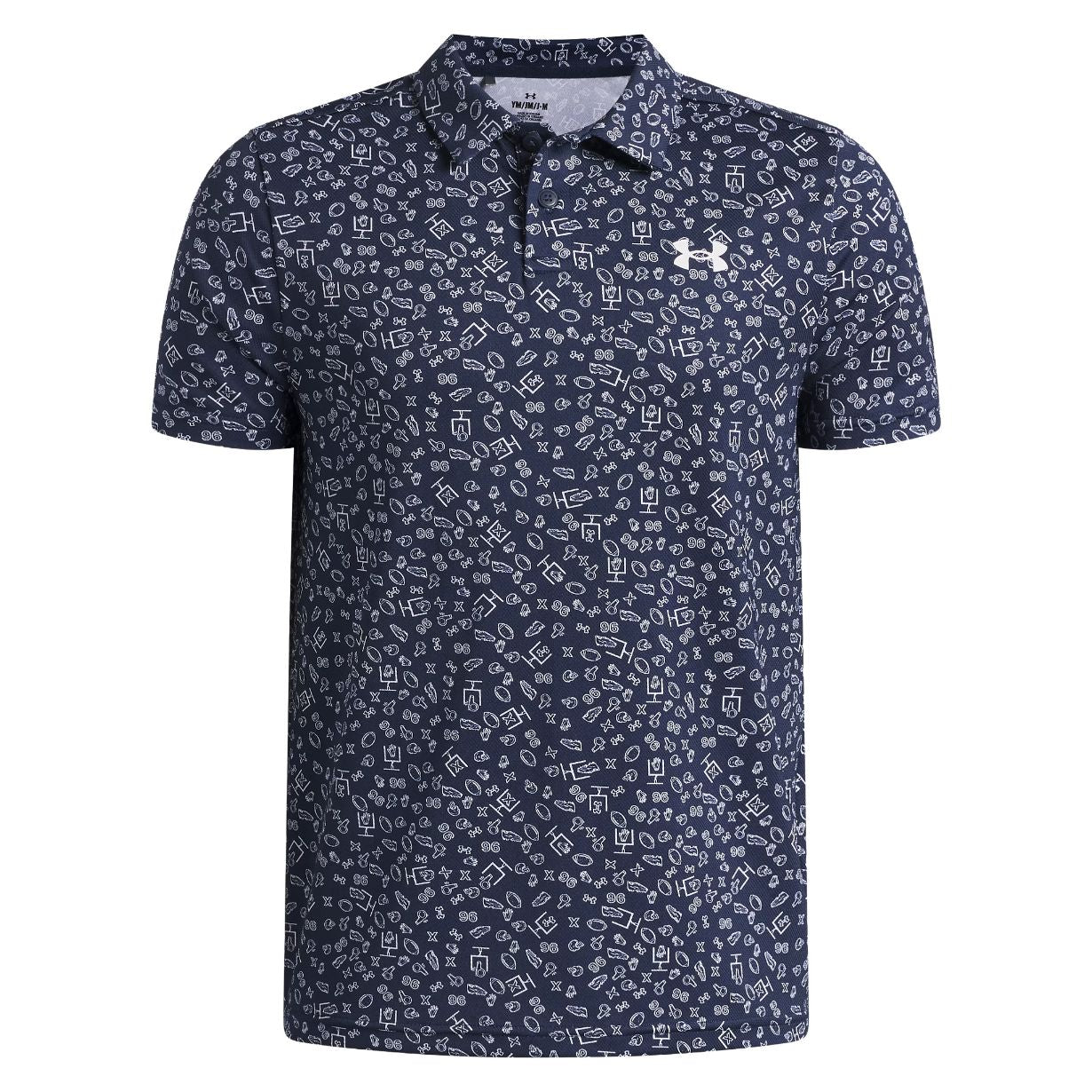 Youth Boys' Under Armour Matchplay Printed Polo