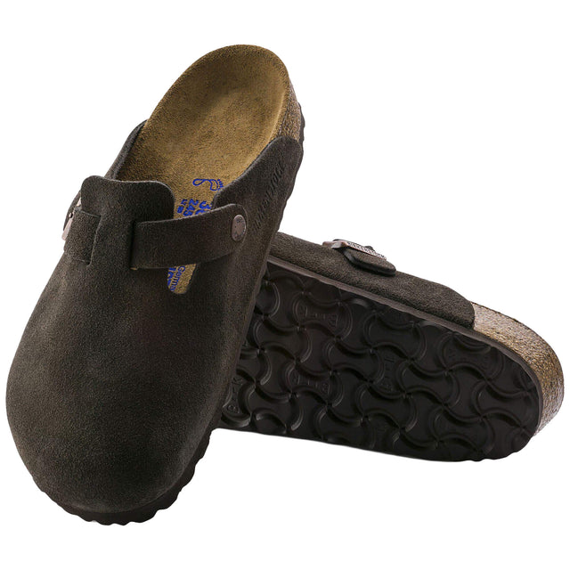 Adult Birkenstock Boston Soft Footbed Suede Leather - Regular