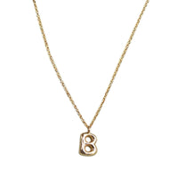 Bubble Balloon Initial Necklace