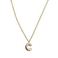 Bubble Balloon Initial Necklace