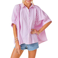 Women's Oversized Stripe Shirt