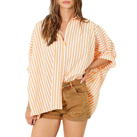 Women's Oversized Stripe Shirt