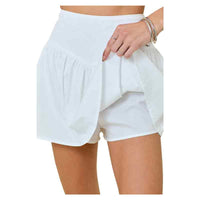 Women's Poplin Mini Skort