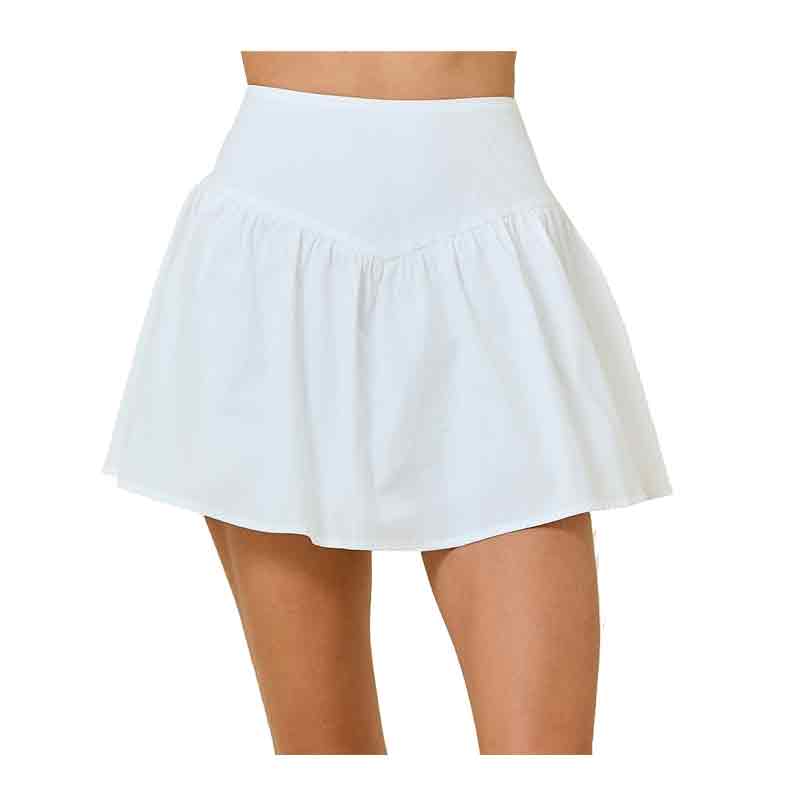 Women's Poplin Mini Skort