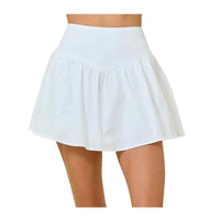 Women's Poplin Mini Skort