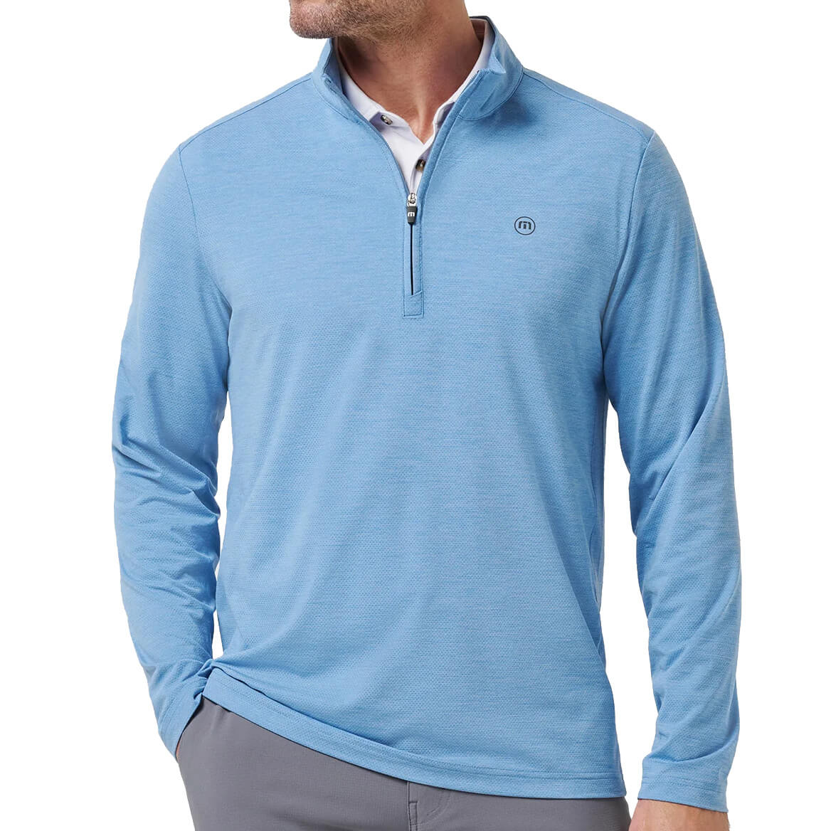 Men's TravisMathew Heater Pro Quarter Zip