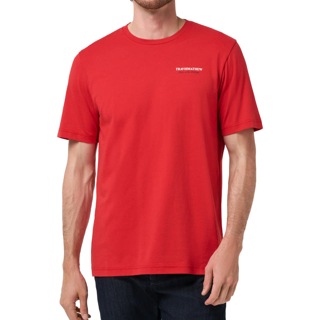 Men's TravisMathew Present Stack Short Sleeve Tee