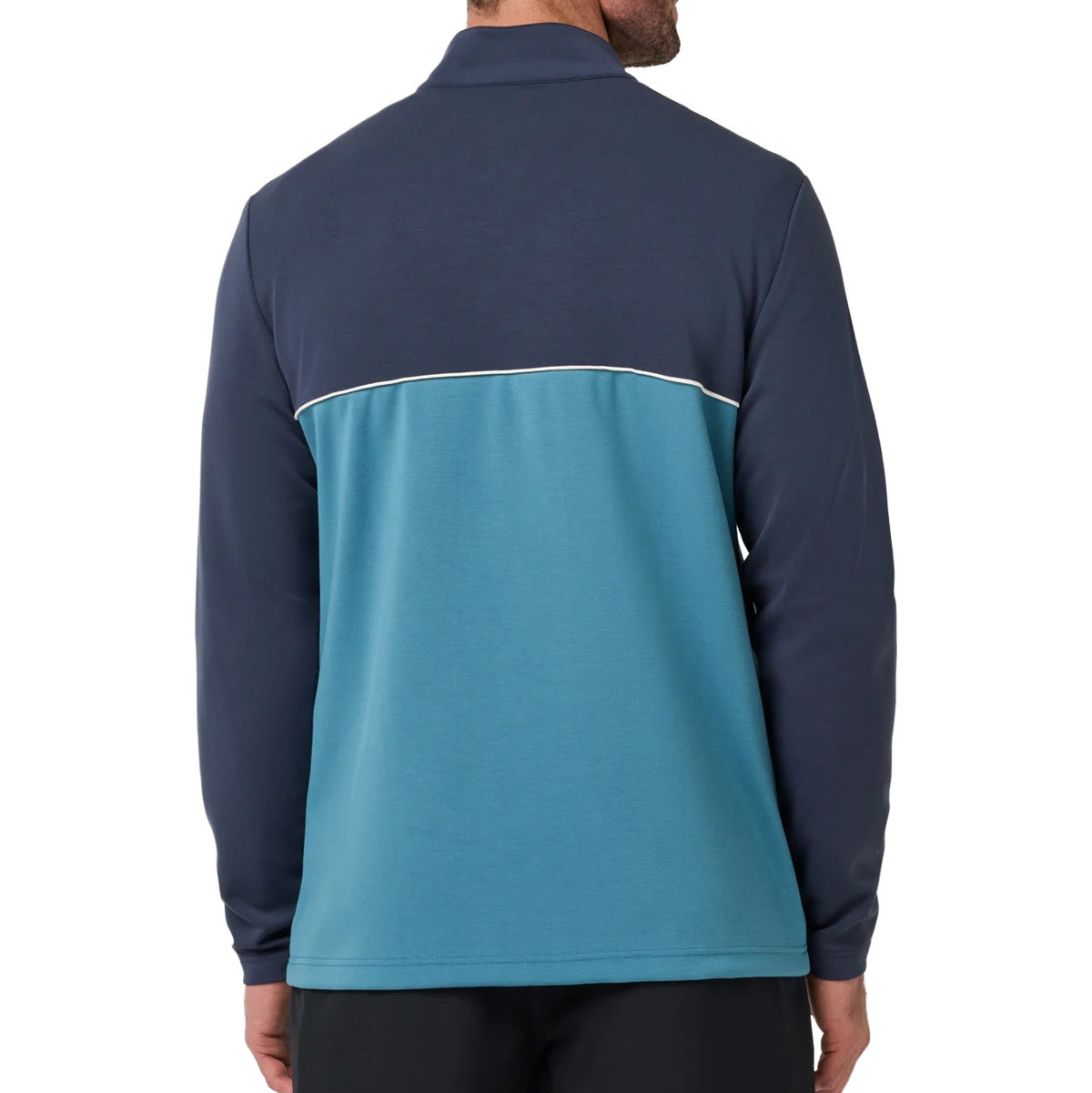 Men's TravisMathew Fibercloud Color Block Quarter Zip