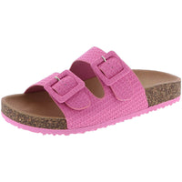 Women's Raffia Slip-On Slide