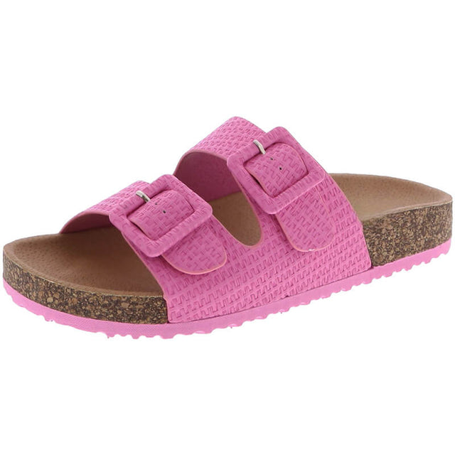 Women's Raffia Slip-On Slide