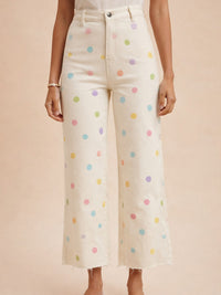 Women's Pastel Polka Dot Jean