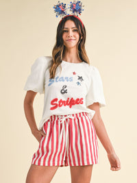Women's Navy Sailor Shorts
