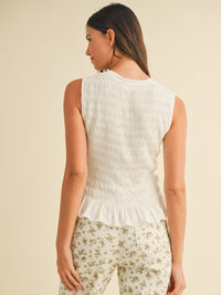 Women's Smocking Tank Top