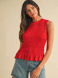 Women's Smocking Tank Top