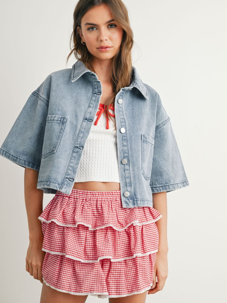 Women's Ruffle Mini Skort