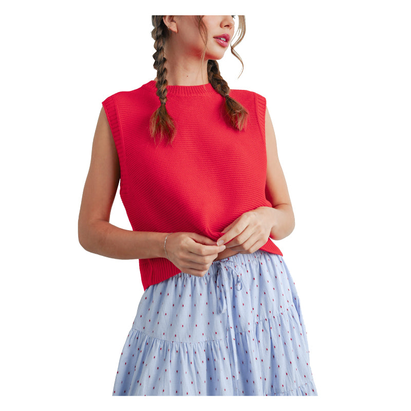 Women's Scarlet Bow Top