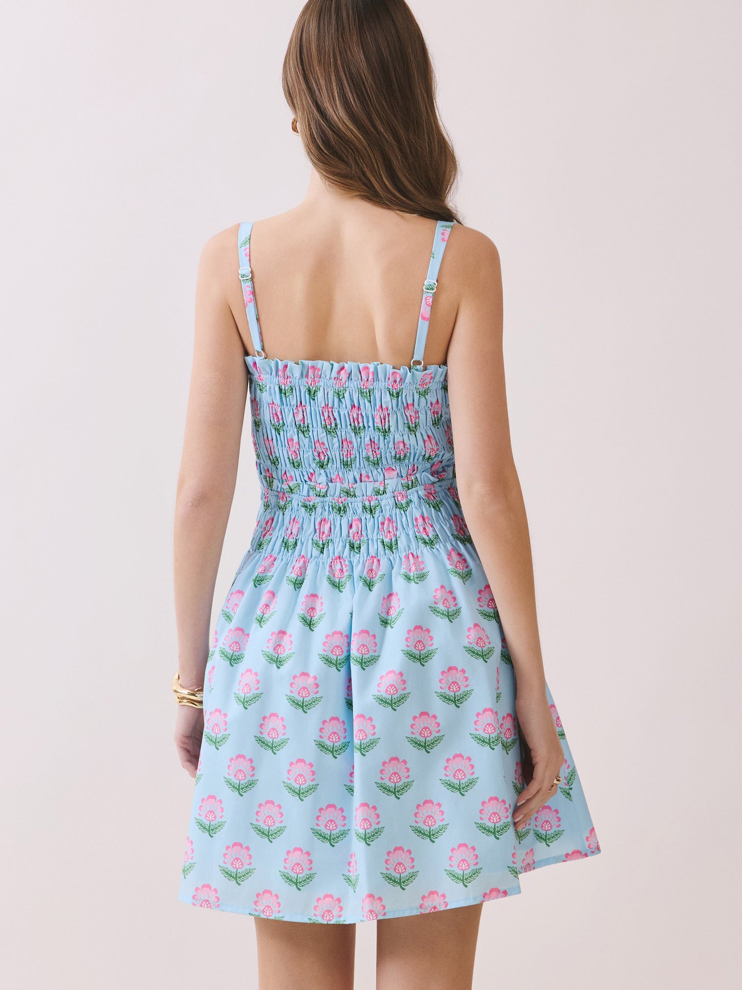 Women's Floral Smocked Dress