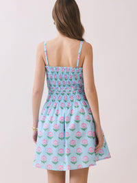 Women's Floral Smocked Dress