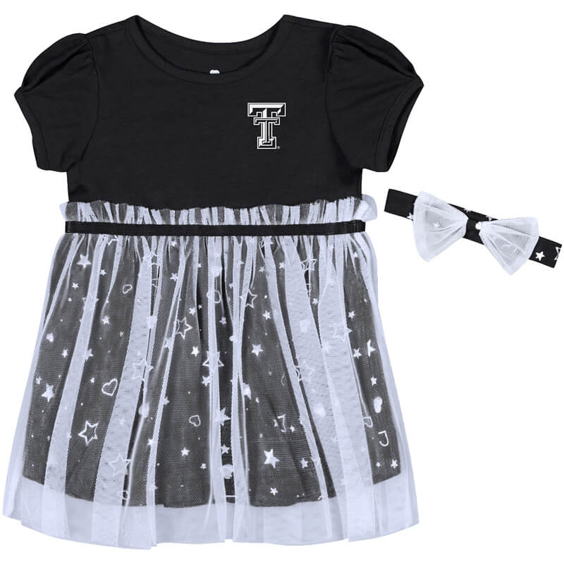 Toddler Colosseum Texas Tech Star League Dress