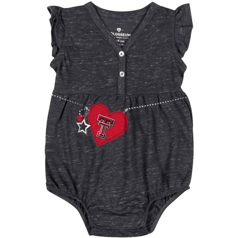 Infant Colosseum Texas Tech Henley Onesie