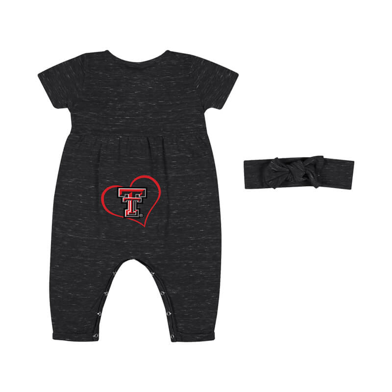Infant Colosseum Texas Tech Fleet Romper