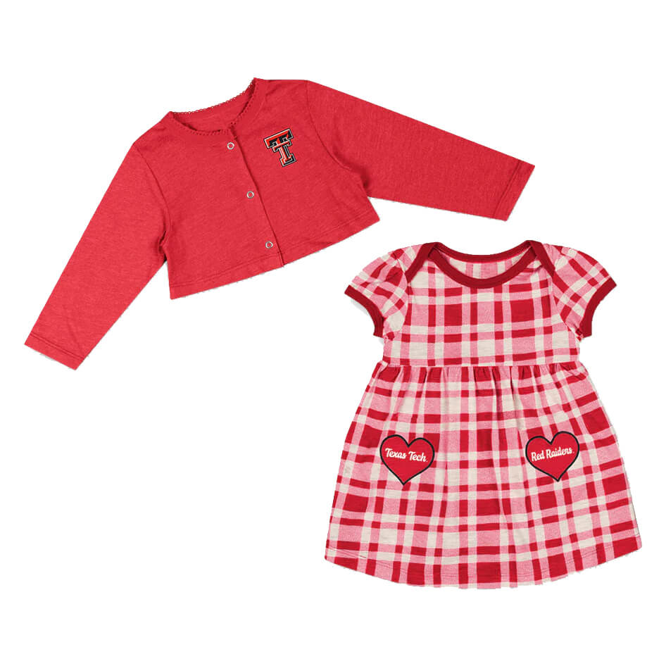 Infant Colosseum Texas Tech Marceline Dress