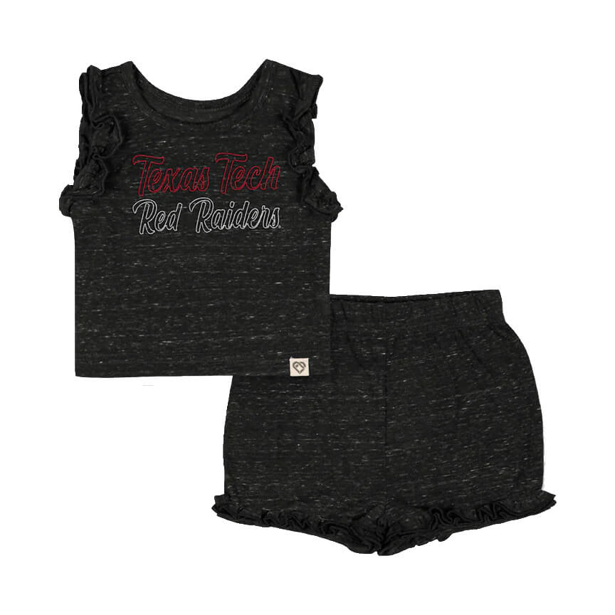 Infant Girls' Colosseum Texas Tech Nostalgia Set