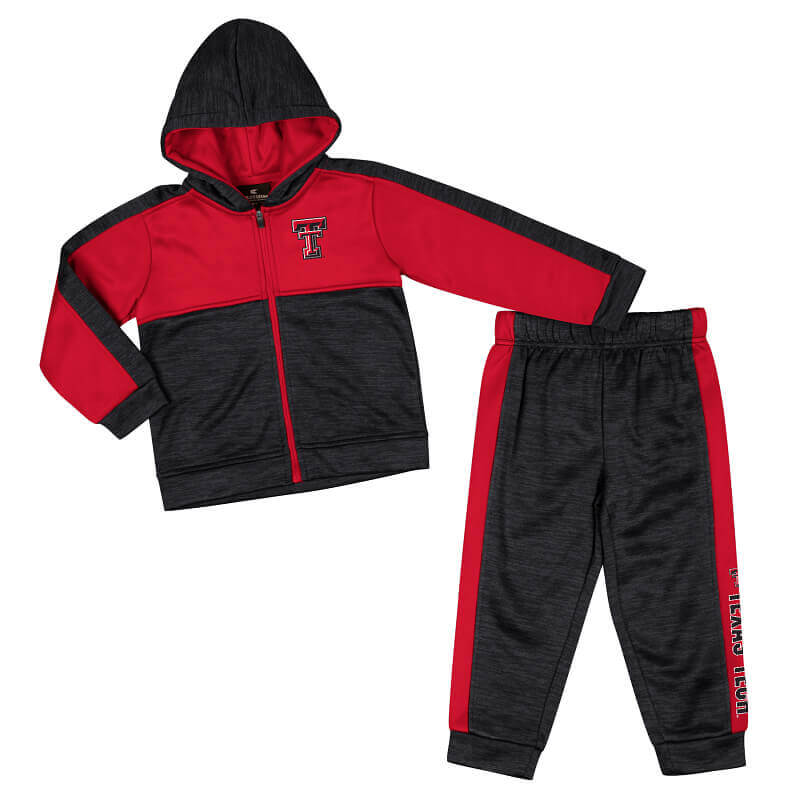 Toddler Colosseum Texas Tech Full Zip Jacket & Jogger Set