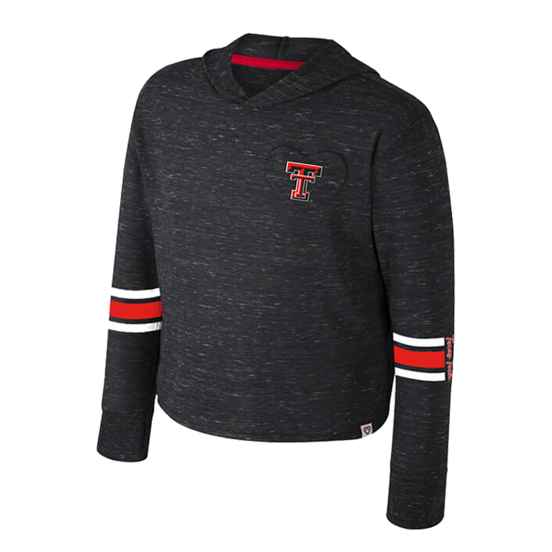 Youth Colosseum Texas Tech Fleet Hooded L/S Tee