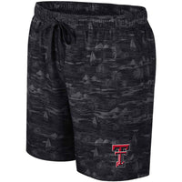 Men's Colosseum Texas Tech Ozark Swim Shorts