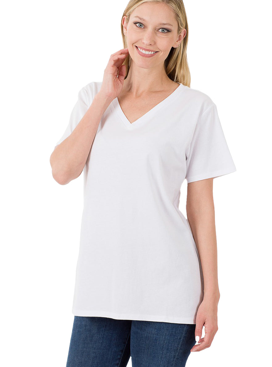 Women's Boyfriend V Neck Tee