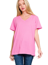 Women's Boyfriend V Neck Tee