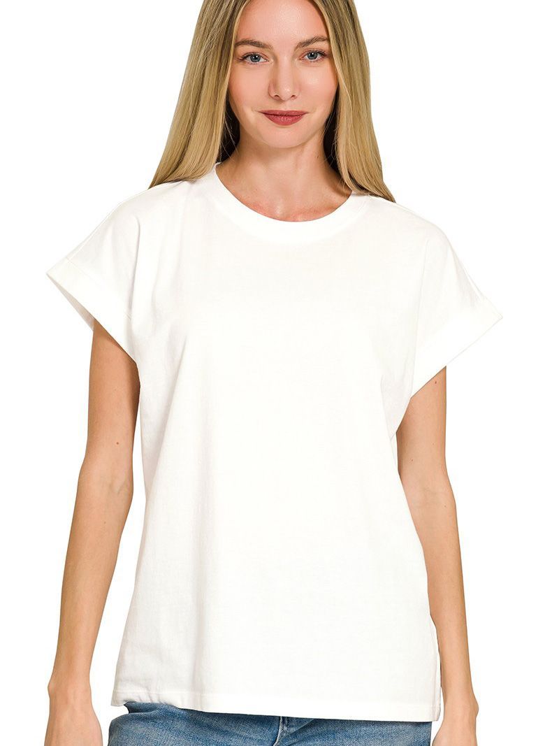 Women's Simple White Tee