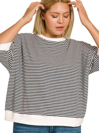 Women's Striped Plus Top