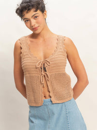 Women's Della Tie Top