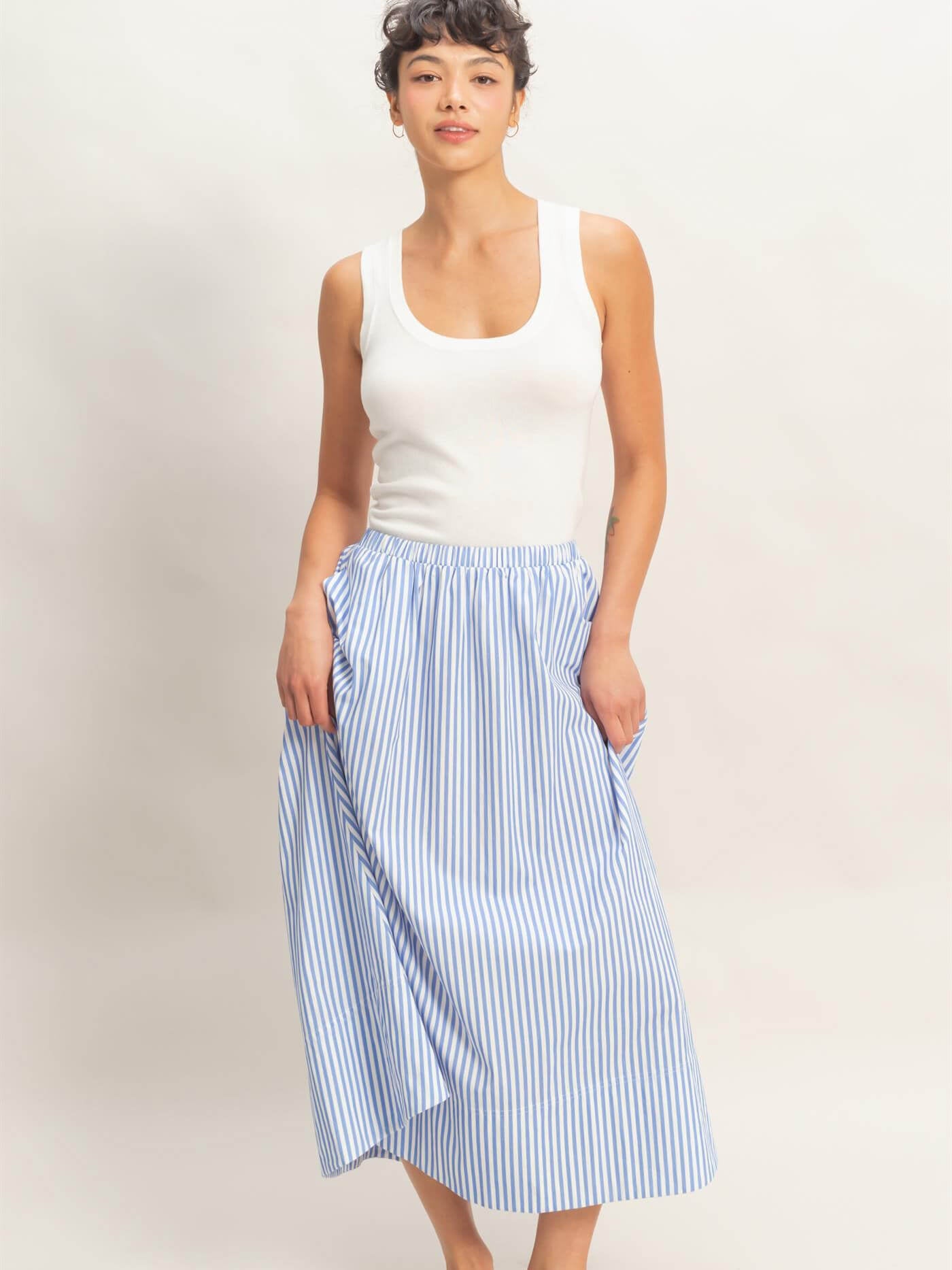 Women's Stripe Skirt