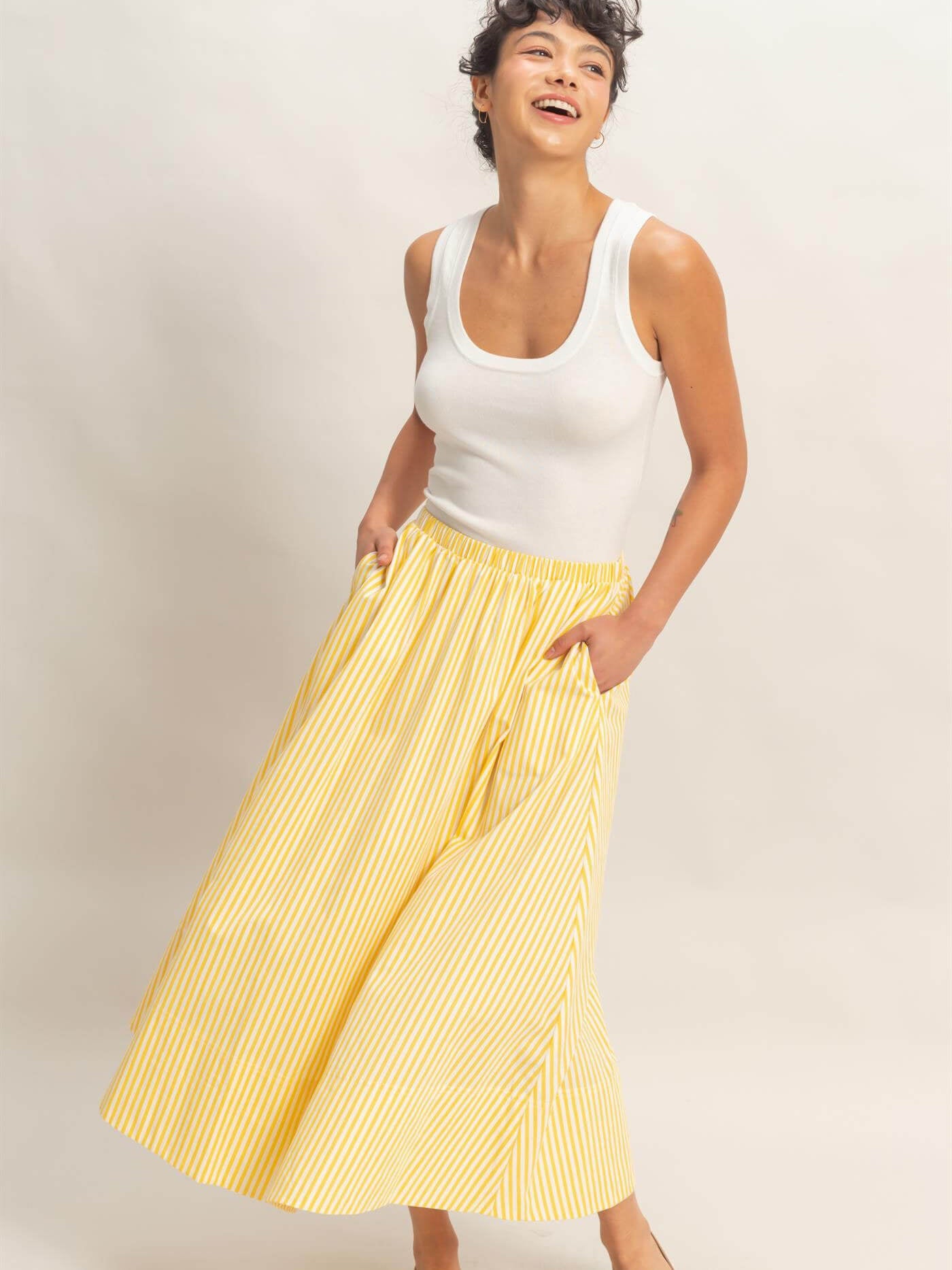 Women's Stripe Skirt