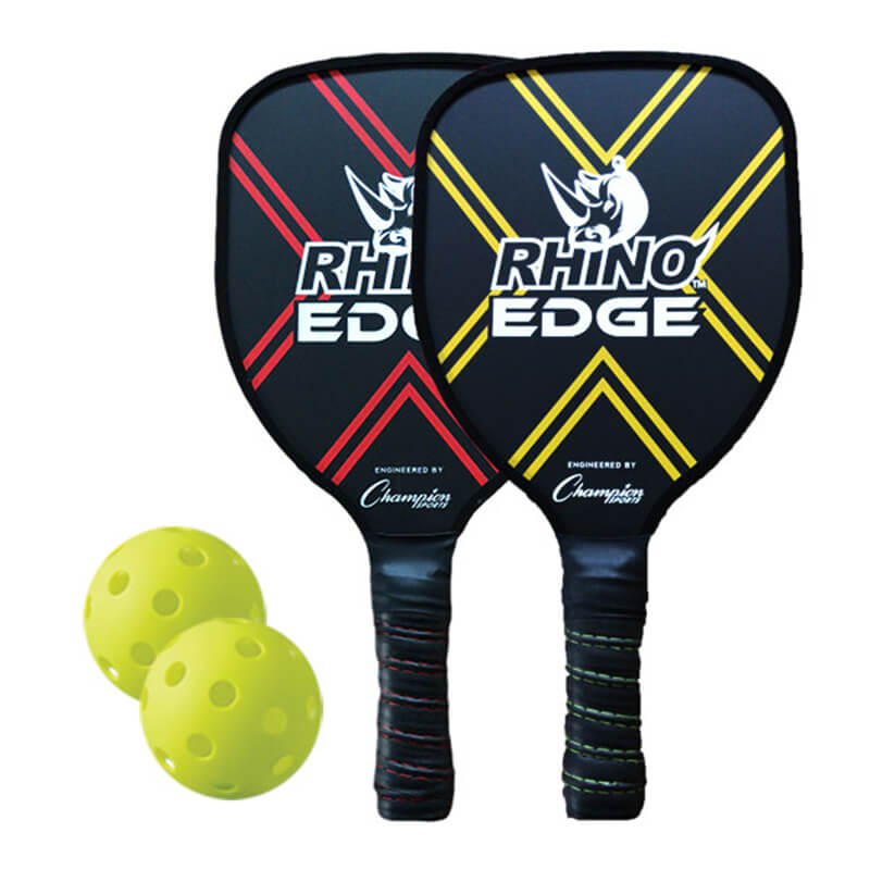Champion Sports 2 Player Wooden Pickleball Set