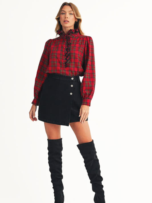 Women's Cord Skort