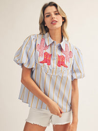 Women's Boot Scootin' Blouse