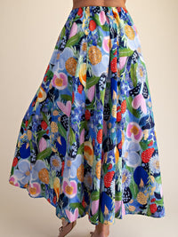 Women's Floral Midi Skirt