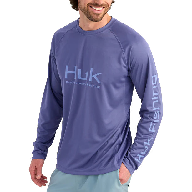 Men's Huk Vented Pursuit L/S Tee