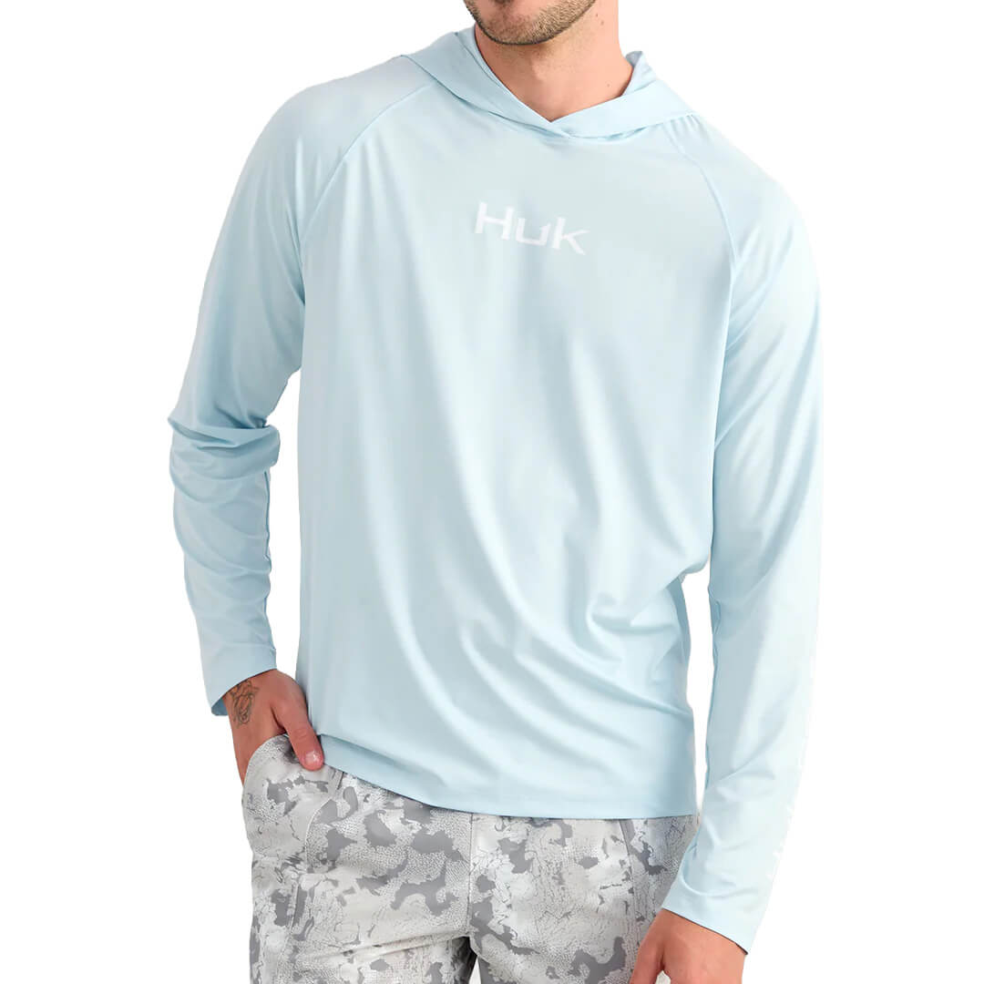 Men's Huk Airweight L/S Hoodie
