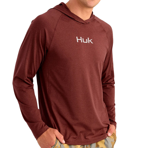 Men's Huk Airweight L/S Hoodie
