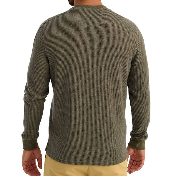 Men's Huk Waffle L/S Crew
