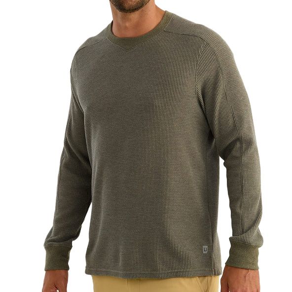 Men's Huk Waffle L/S Crew