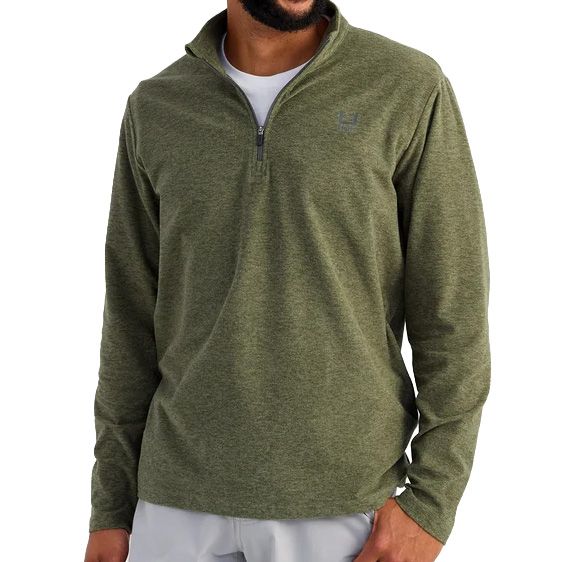 Men's Huk Leeward Lightwieght Fleece Quarter Zip