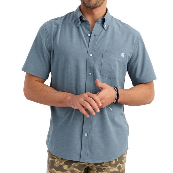 Men's Huk Kona Solid S/S Shirt