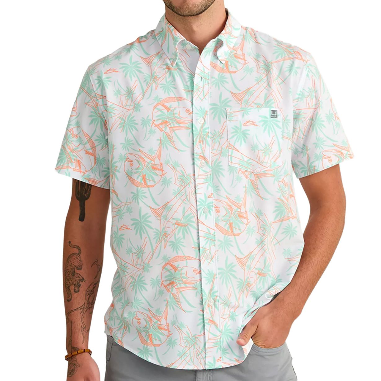 Men's Huk Kona KC Printed Shirt