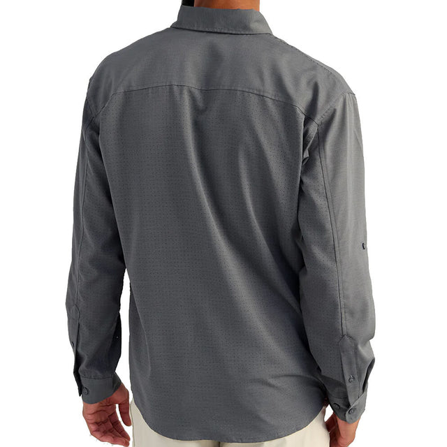 Men's Huk Tide Point Ripstop L/S Shirt